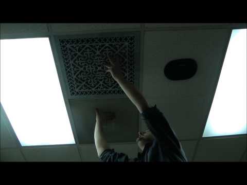 how to paint t-bar ceiling