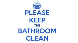 Cleaning The Bathroom - Timelapse