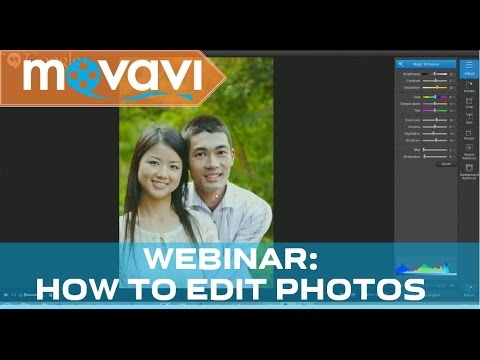 Photo Editing and Retouching in Photo Editor 2 - Webinar by Movavi
