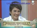 Maradona justific� sus exabruptos