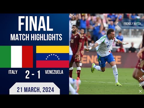 Italy 2-1 Venezuela