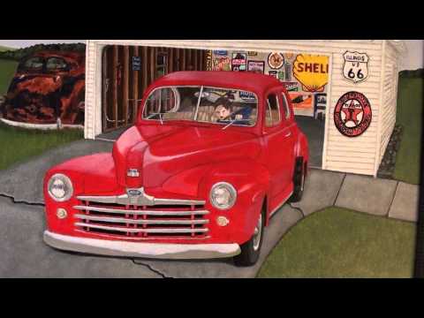 Automotive Artwork - Acrylic Paintings by RamblinAround