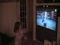 6 year old daughter - boxing on nintendo wii