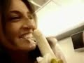 V�deo  Sucking on CREAMed BANANA ! Very Naughty Big B00bies Girls lesbians Amateur HAVING FUN - Sexo panties Pussy sexe - sex