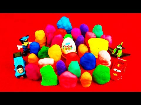 my little pony - Hello! 30 surprise eggs! Play-doh toy surprises! Toy battle story at the end. Featuring play doh Kinder Surprise egg toys, Disney Pixar Cars 2, MLP My Little...