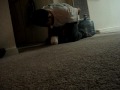 Melanie Chasing Her House.