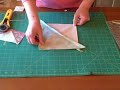 How to make Flying Geese units using the Quilt-in-a-day Flying Geese ruler.