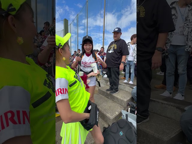 籃籃賣啤酒2　20250216 ロッテマリーンズvs楽天モンキーズ　石垣島交流戦　ビールの売り子になった籃籃1 #cheerleader  #rakutengirls　#樂天女孩