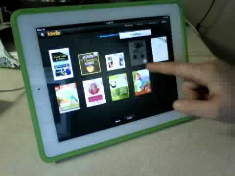 how to use the kindle app