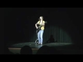 Kaylie Hardesty singing an original copywritten song at school talent show