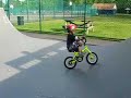 3 Year Old Riding the Ramps