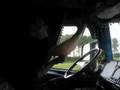 In de cabine van fabertrans.