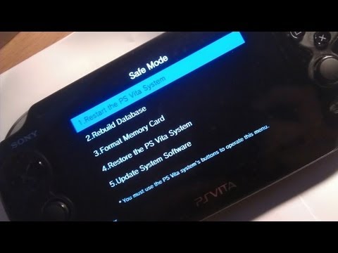 how to hard reset a ps vita