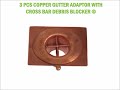 Click here to watch this video 3 Pcs Copper Rain Chain Installation Kit