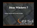 Mostrar icone MSN no systemtray do Windows 7.avi