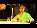Menu Perdu op tafel in theater