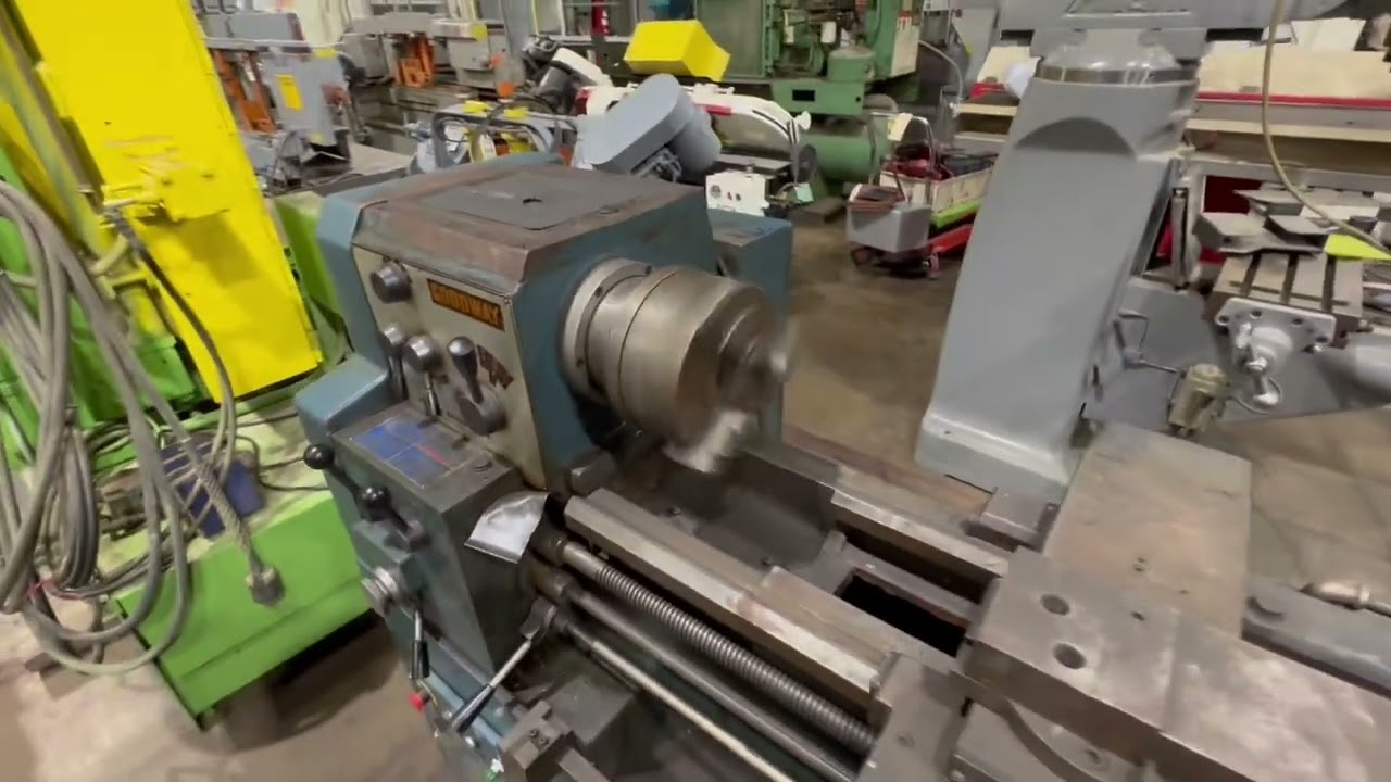 1 - PREOWNED GOODWAY ENGINE LATHE, MODEL #: GW-1440
