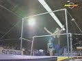 Natalia Laschenova's and Svetlana Baitova's uneven bars routine (together) at 1990 USSR display in Waregem, belgium.