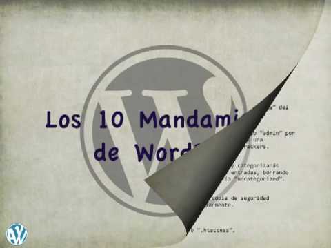 10 mandamientos wordpress