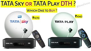 Tata Sky DTH vs Tata Play DTH  Which is best: Tata