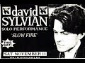 David Sylvian - Jean The Birdman - Live - NYC, 11/11/95
