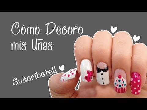 decorar uñas - SUSCRÍBETE AQUÍ→ http://goo.gl/KFDJgh FACEBOOK: https://www.facebook.com/naila.londono TWITTER: https://twitter.com/nailalondono INSTAGRAM: http://instagram....