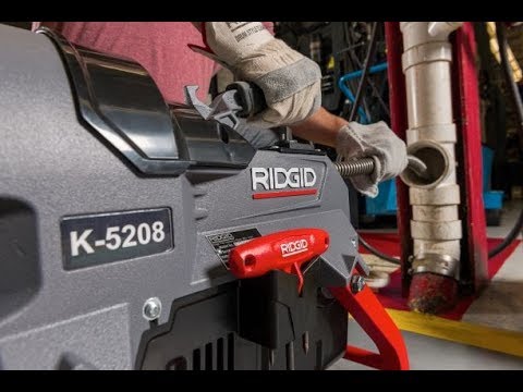 How-To Use the RIDGID K-5208 Sectional Drain Cleaner