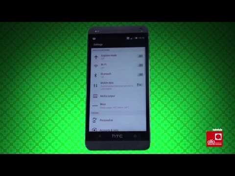 How To Enter The Alfa Internet Settings: HTC
