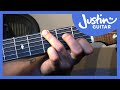Fingerstyle Major Chord Scale Relations (Folk Guitar Lesson FO-104) How to play
