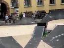 Clint Peterson flip melon Bright tradeshow Osiris demo