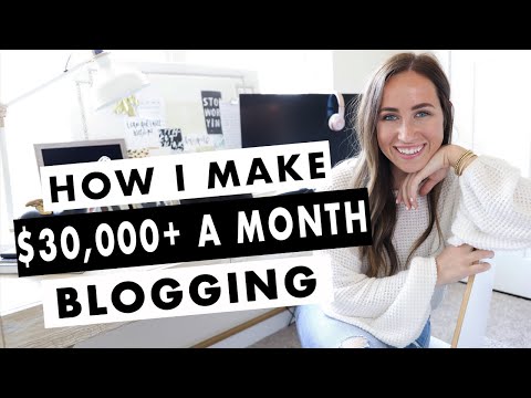 Play this video How To Start a Blog  How I Make Over 30,000 A Month Blogging