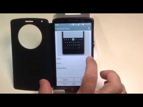 how to adjust lg g3 keyboard