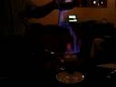 Flaming coffee
