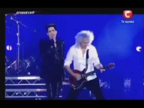 Somebody To Love – Adam Lambert QUEEN Kiev Ukraine  6/30/12
