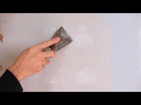 how to patch holes from tv mount