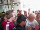 tatry bialy orzel says good bye to cook iland and the volonteers and festival staff