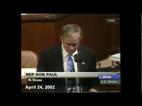 Ron Paul's 2002 Predictions All Come True - Incredible Video!