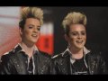 Jedward goes out X factor the twins