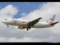 Bmibaby Boeing 737-300 takeoff from East Midlands