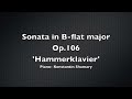 Beethoven's Sonata in B-flat Major 'Hammerklavier'