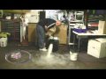 DJ Mikey Mike with a new Ultratec Dry Icer Fogger