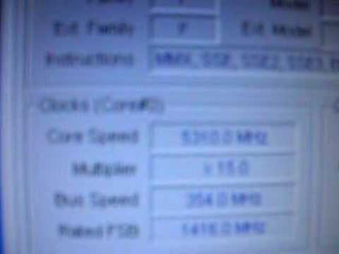 SuperPi 22,4 on Pentium 631 @ 5320mhz