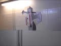 A plane in womens restroom A plane in womens restroom