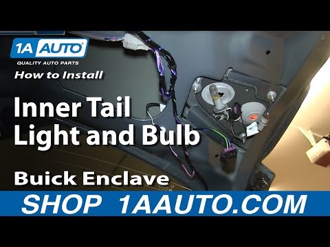 How To Install Replace Inner Taillight and Bulb 2008-14 Buick Enclave