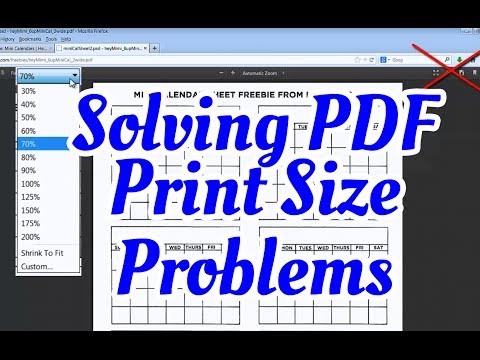 how to make pdf fit to page