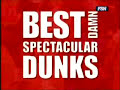 Kevin Johnson (KJ) slams over Hakeem "The Dream" Olajuwon
