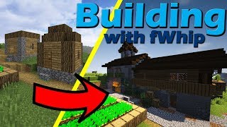 Building with fWhip :: Village house transformation / Wall TIMELAPSE :: #039 Minecraft Survival 1.12