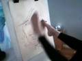 Ellen DeGeneres CARICATURE portrait drawn with my feet