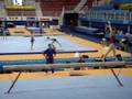 Treino de trave Rebecca Bross