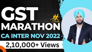 GST Marathon  CA Inter  Nov 2022  CMA Inter  GST R